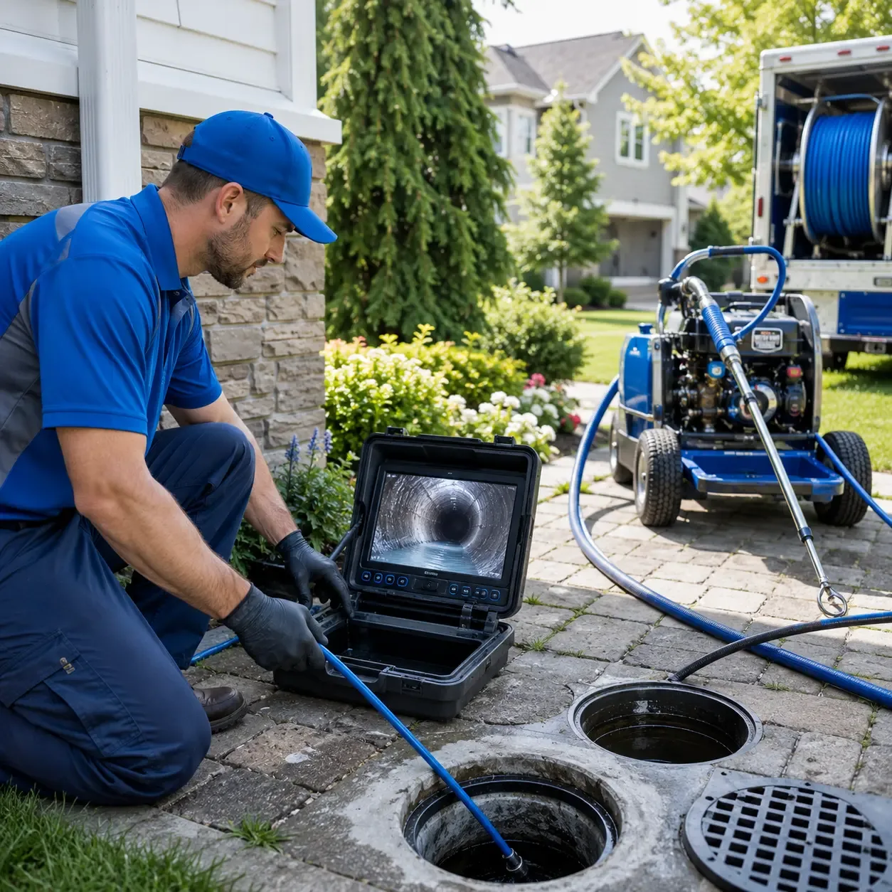 Outdoor drain cleaning professionals serving Dravosburg, PA