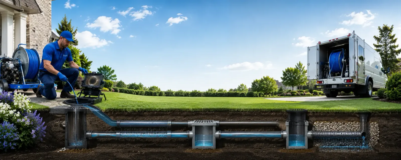 Outdoor drain cleaning information for Dravosburg, PA